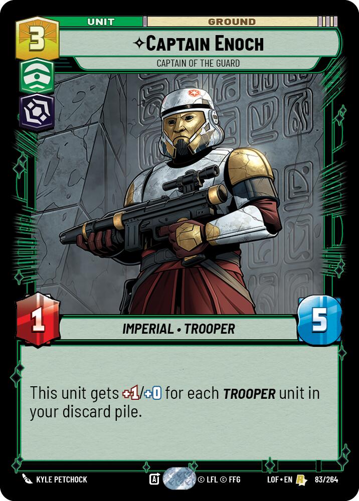 Captain Enoch - Captain of the Guard (83/264) (83/264) [Legends of the Force] | Fandemonia Ltd