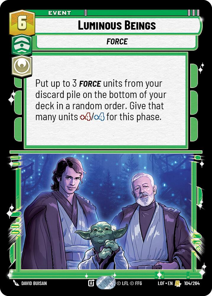 Luminous Beings (104/264) (104/264) [Legends of the Force] | Fandemonia Ltd