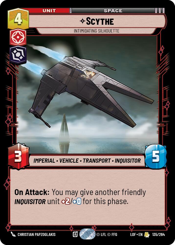 Scythe - Intimidating Silhouette (135/264) (135/264) [Legends of the Force] | Fandemonia Ltd