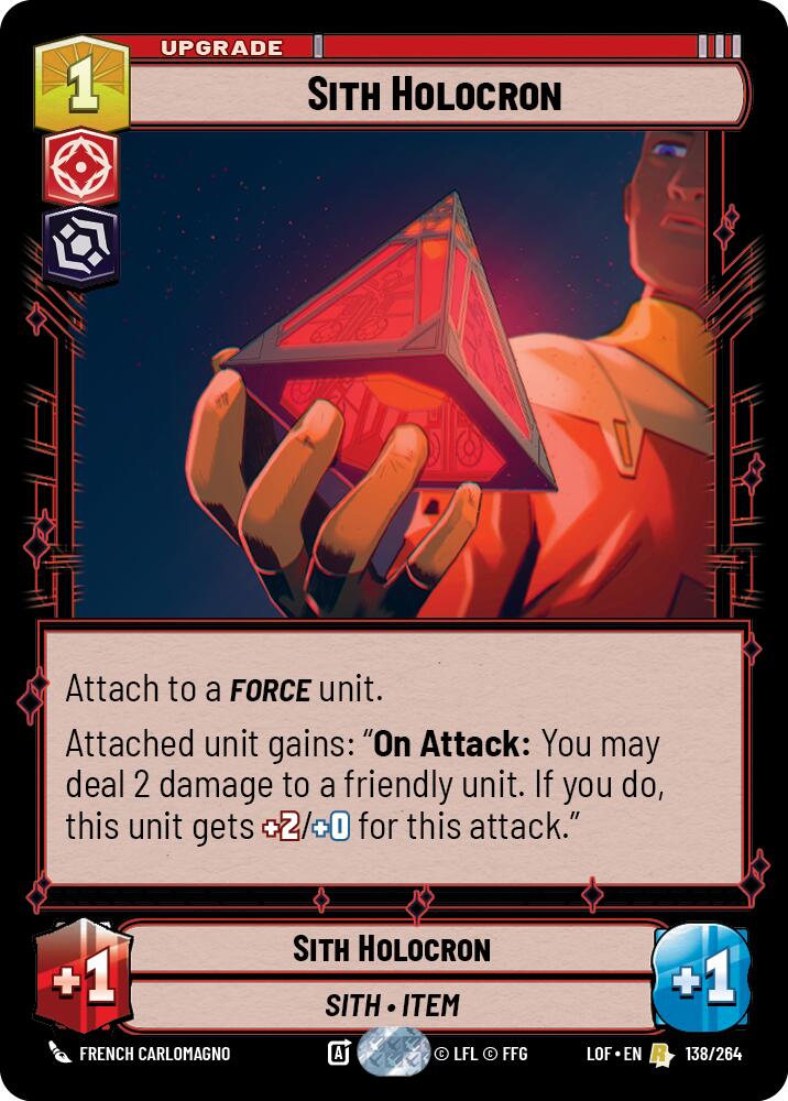 Sith Holocron (138/264) (138/264) [Legends of the Force] | Fandemonia Ltd