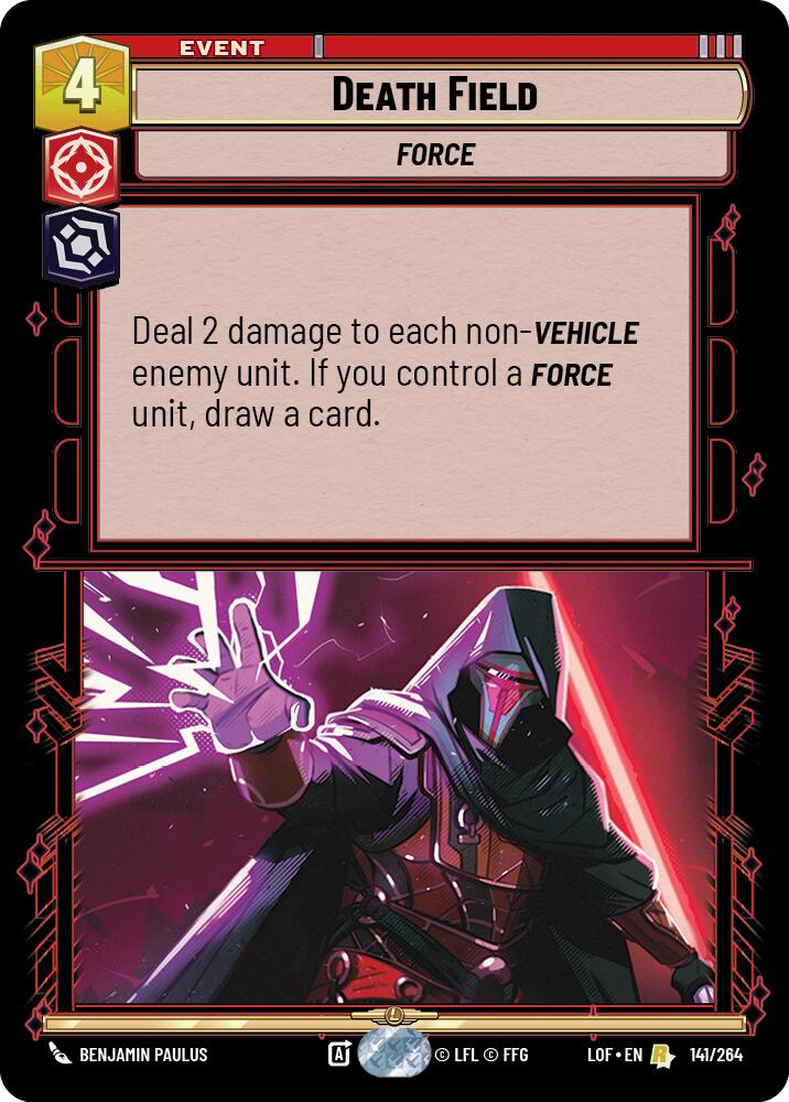 Death Field (141/264) (141/264) [Legends of the Force] | Fandemonia Ltd