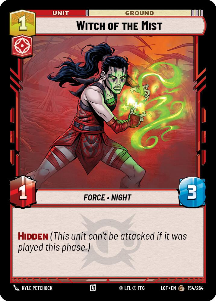 Witch of the Mist (154/264) (154/264) [Legends of the Force] | Fandemonia Ltd