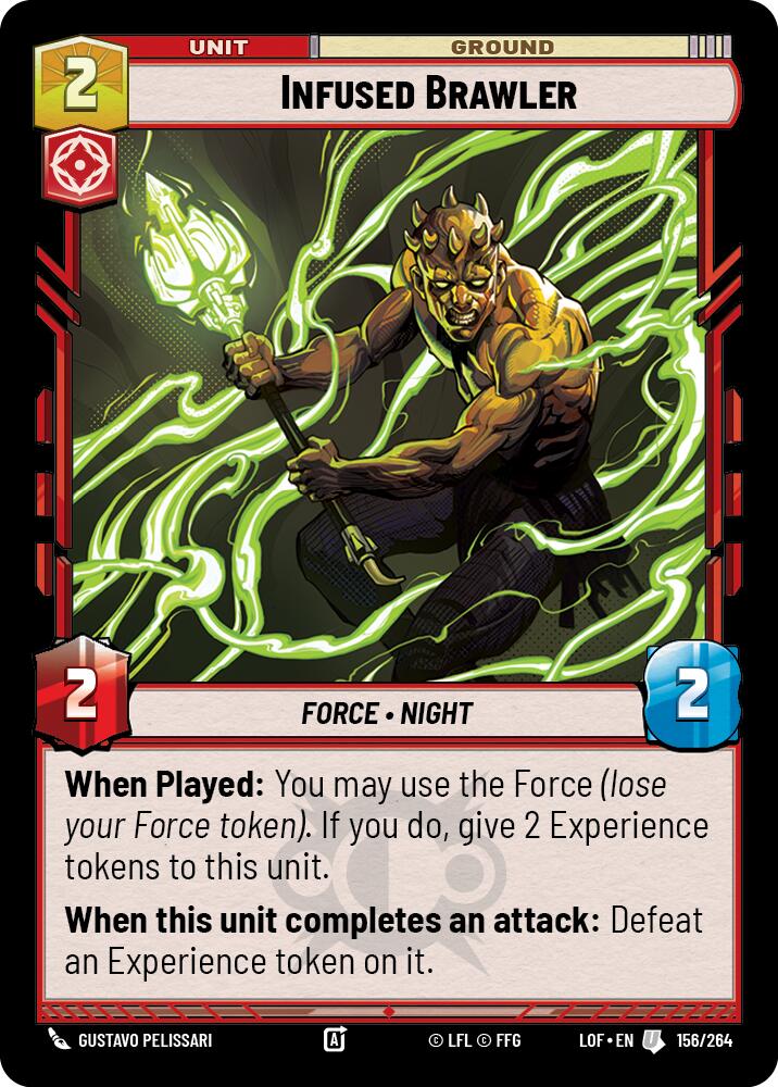 Infused Brawler (156/264) (156/264) [Legends of the Force] | Fandemonia Ltd
