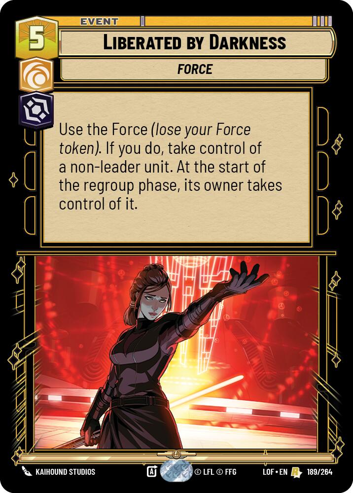 Liberated by Darkness (189/264) (189/264) [Legends of the Force] | Fandemonia Ltd