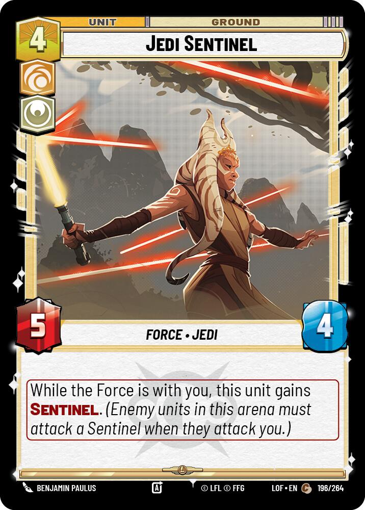 Jedi Sentinel (196/264) (196/264) [Legends of the Force] | Fandemonia Ltd