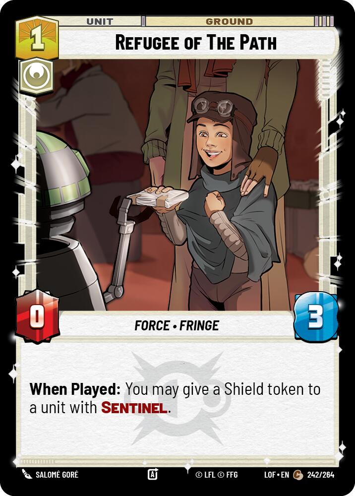 Refugee of The Path (242/264) (242/264) [Legends of the Force] | Fandemonia Ltd