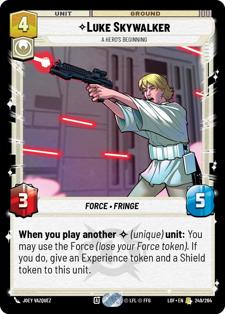 Luke Skywalker - A Hero's Beginning (249/264) (249/264) [Legends of the Force] | Fandemonia Ltd
