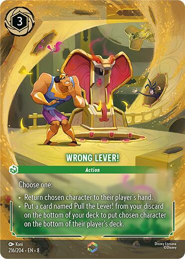 Wrong Lever! (Enchanted) (216/204) [Reign of Jafar] | Fandemonia Ltd