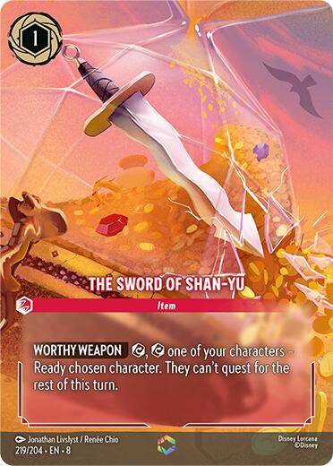 The Sword of Shan Yu (Enchanted) (219/204) [Reign of Jafar] | Fandemonia Ltd