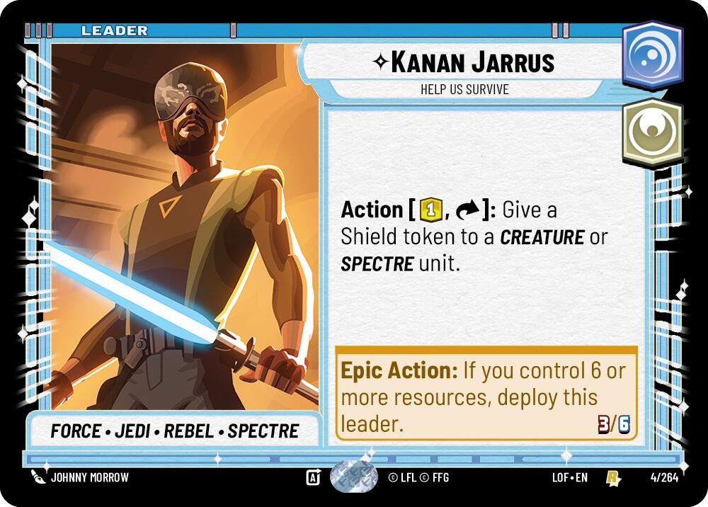 Kanan Jarrus - Help Us Survive (004/264) (004/264) [Legends of the Force] | Fandemonia Ltd