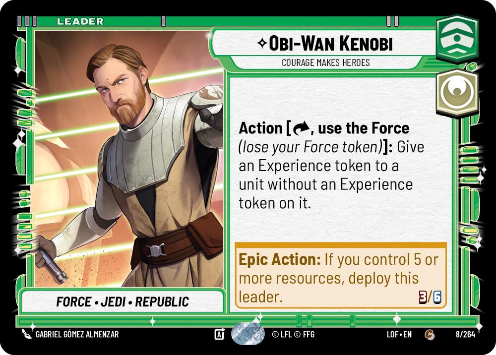 Obi-Wan Kenobi - Courage Makes Heroes (008/264) (008/264) [Legends of the Force] | Fandemonia Ltd