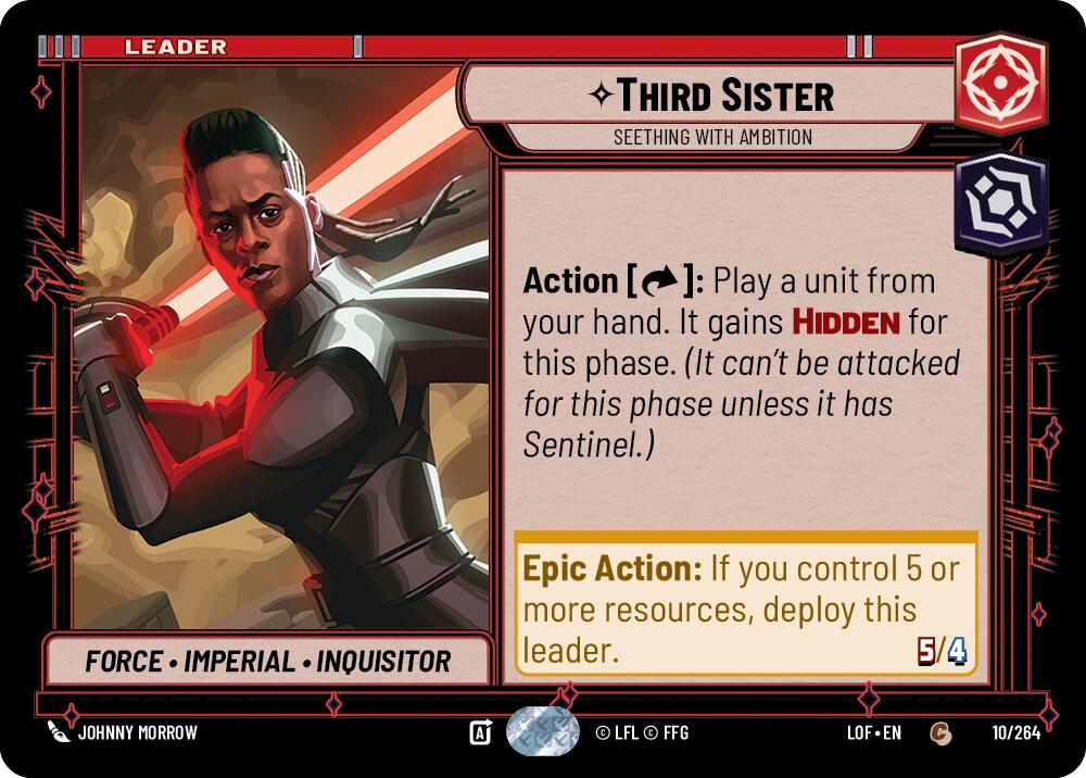 Third Sister - Seething With Ambition (010/264) (010/264) [Legends of the Force] | Fandemonia Ltd