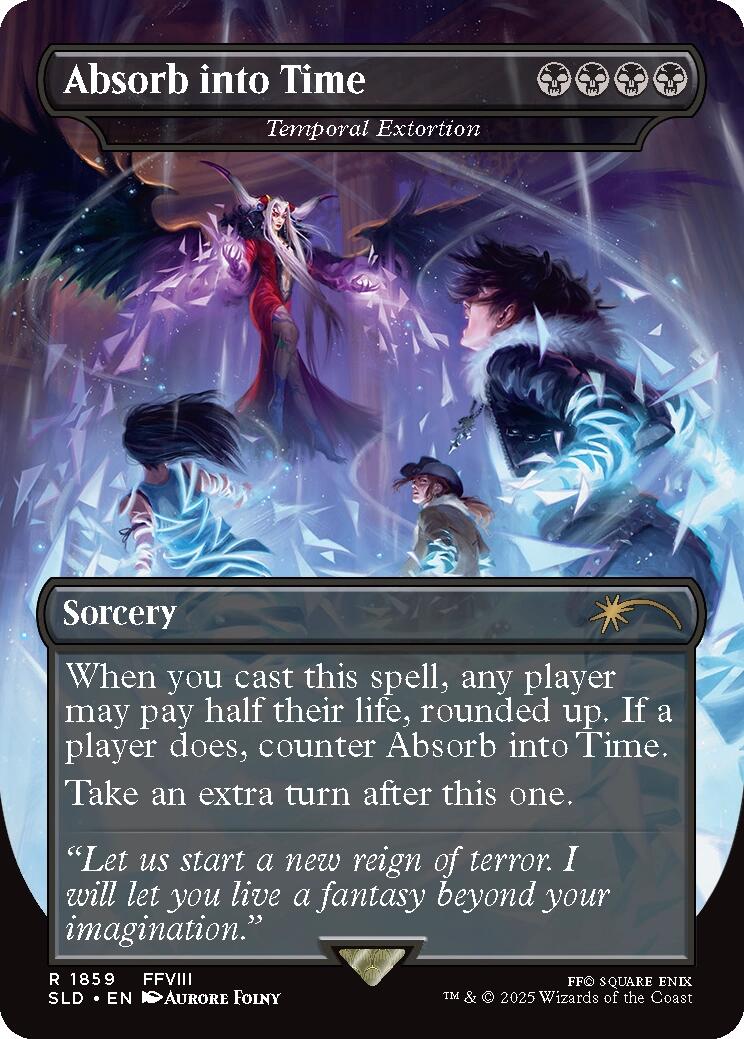 Absorb into Time - Temporal Extortion [Secret Lair Drop Series] | Fandemonia Ltd