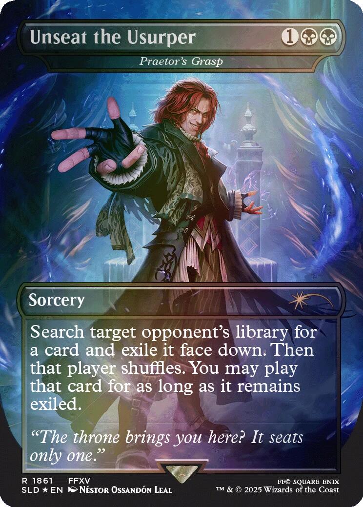 Unseat the Usurper - Praetor's Grasp (Rainbow Foil) [Secret Lair Drop Series] | Fandemonia Ltd