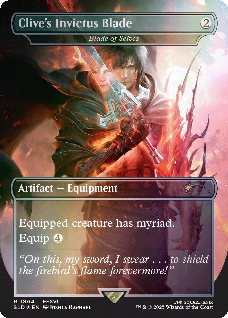 Clive's Invictus Blade - Blade of Selves (Rainbow Foil) [Secret Lair Drop Series] | Fandemonia Ltd