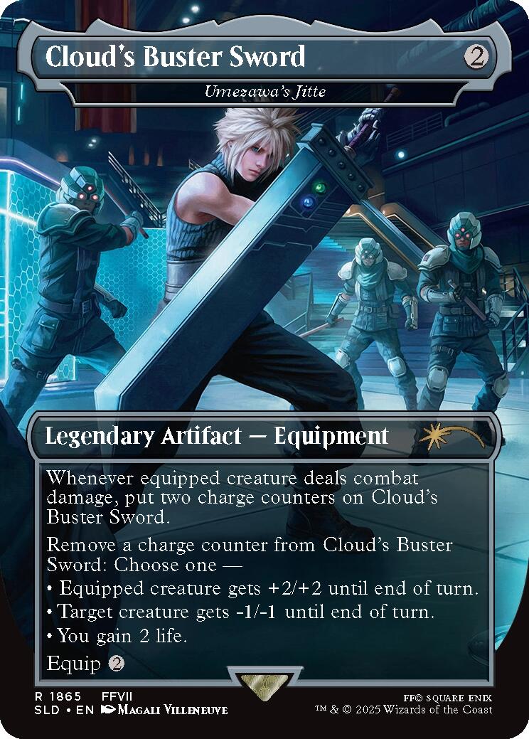 Cloud's Buster Sword - Umezawa's Jitte [Secret Lair Drop Series] | Fandemonia Ltd