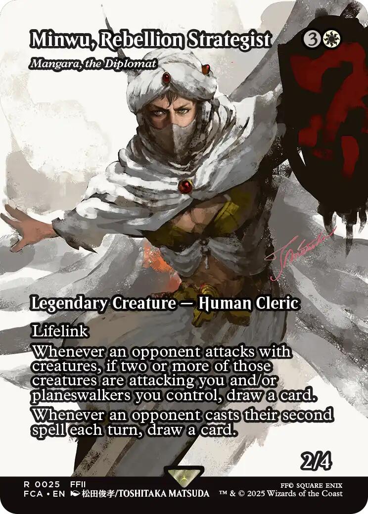 Minwu, Rebellion Strategist - Mangura, the Diplomat (Showcase) [FINAL FANTASY : Through the Ages] | Fandemonia Ltd