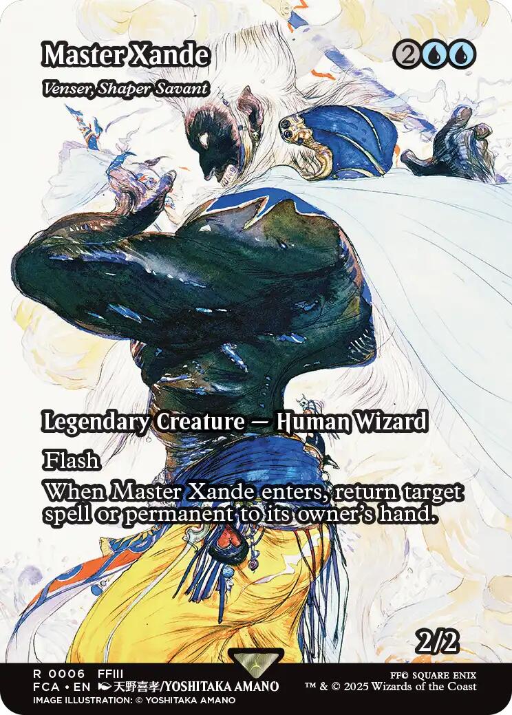 Master Xande - Venser, Shaper Savant (Showcase) [FINAL FANTASY : Through the Ages] | Fandemonia Ltd