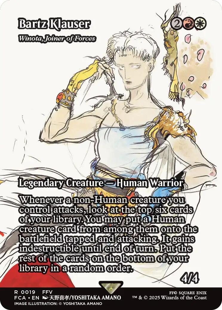 Bartz Klauser - Winota, Joiner of Forces (Showcase) [FINAL FANTASY : Through the Ages] | Fandemonia Ltd