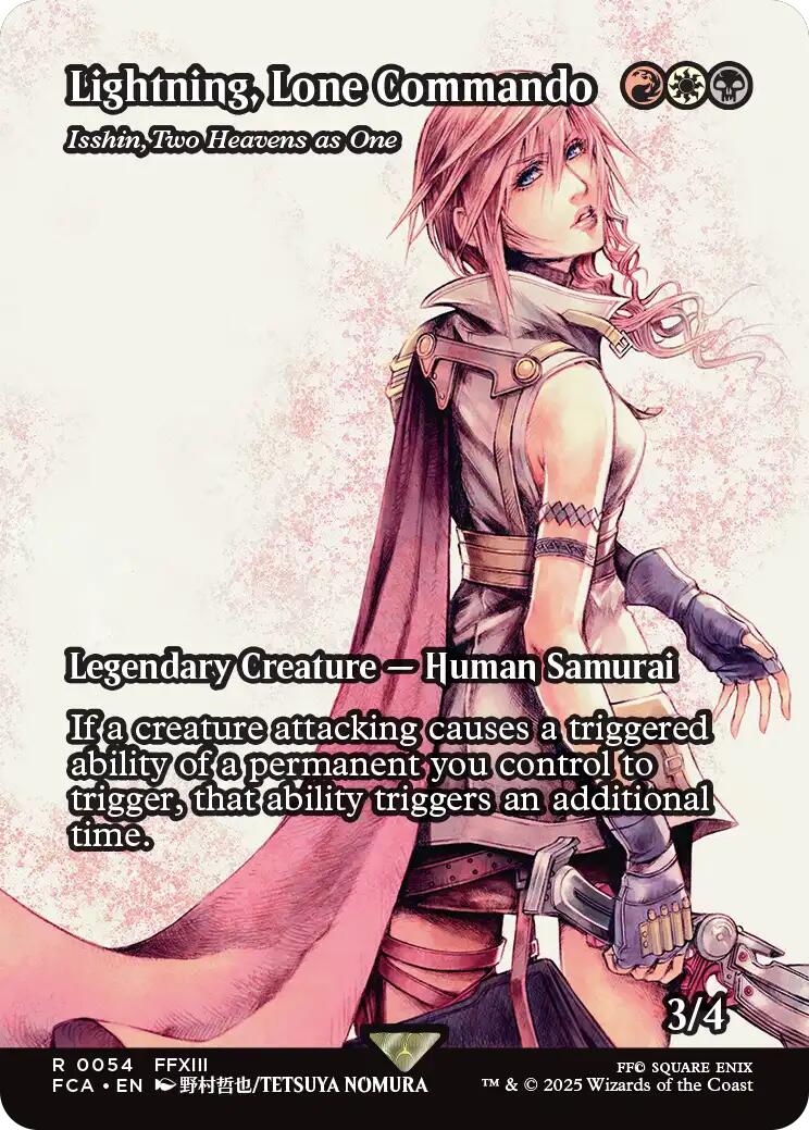 Lightning, Lone Commando - Isshin, Two Heavens as One (Showcase) [FINAL FANTASY : Through the Ages] | Fandemonia Ltd