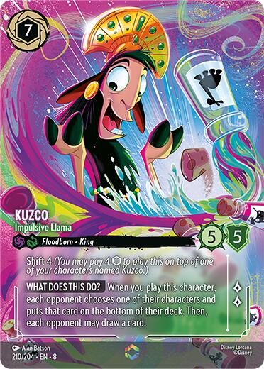 Kuzco - Impulsive Llama (Enchanted) (210/204) [Reign of Jafar] | Fandemonia Ltd