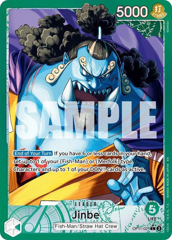 Jinbe (021) (Alternate Art) [A Fist of Divine Speed] | Fandemonia Ltd