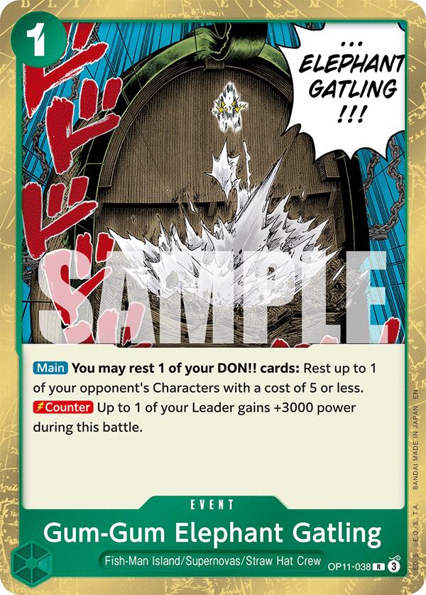 Gum-Gum Elephant Gatling [A Fist of Divine Speed] | Fandemonia Ltd