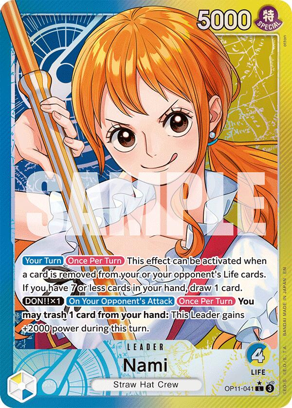 Nami (041) (Alternate Art) [A Fist of Divine Speed] | Fandemonia Ltd