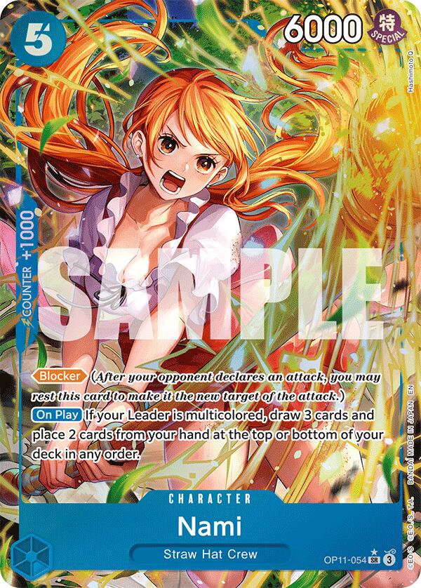 Nami (054) (Alternate Art) [A Fist of Divine Speed] | Fandemonia Ltd