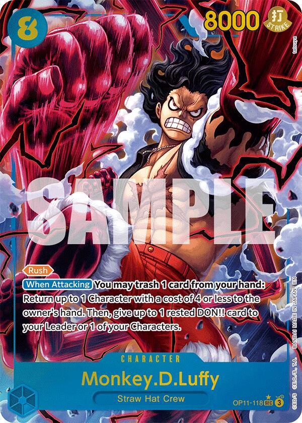 Monkey.D.Luffy (118) (Alternate Art) [A Fist of Divine Speed] | Fandemonia Ltd
