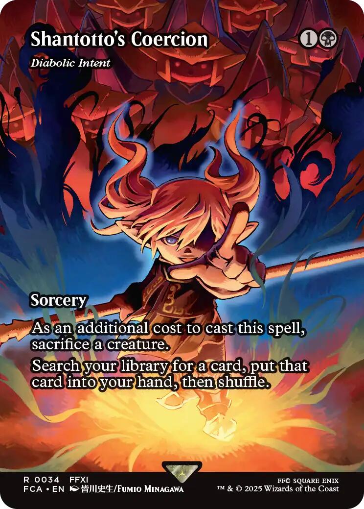 Shantotto's Coercion - Diabolic Intent (Showcase) [FINAL FANTASY : Through the Ages] | Fandemonia Ltd