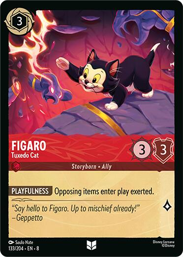 Figaro - Tuxedo Cat (133/204) [Reign of Jafar] | Fandemonia Ltd