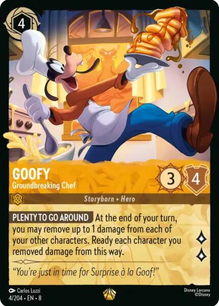 Goofy - Groundbreaking Chef (4/204) [Reign of Jafar] | Fandemonia Ltd