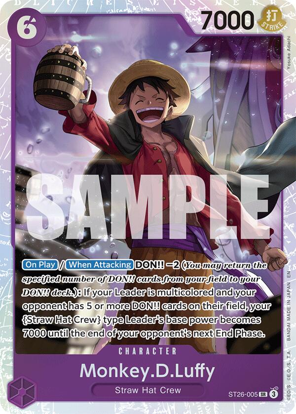 Monkey.D.Luffy (ST26-005) [Starter Deck: Purple/Black Monkey.D.Luffy] | Fandemonia Ltd