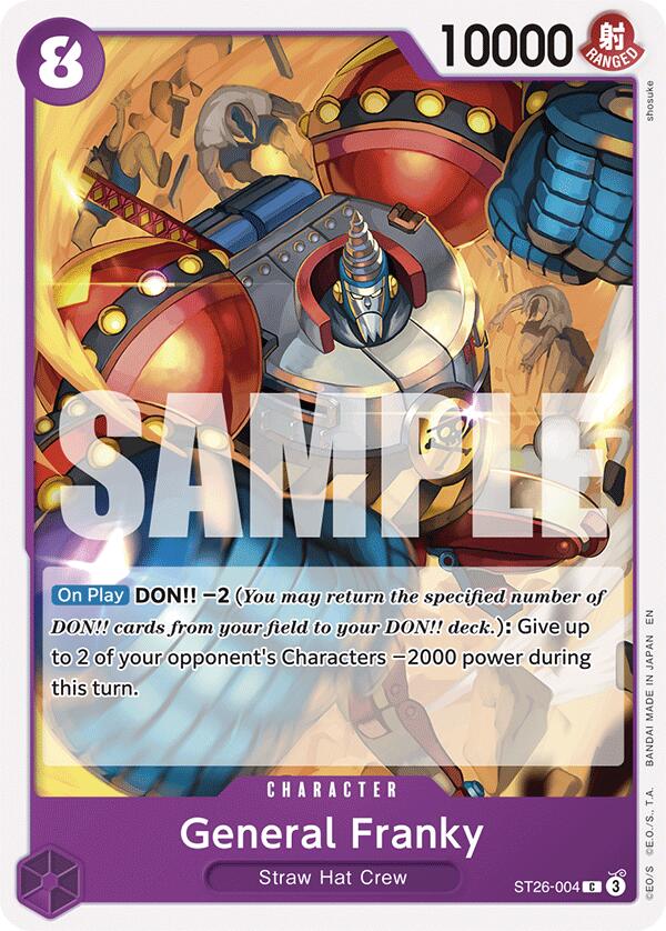 General Franky [Starter Deck: Purple/Black Monkey.D.Luffy] | Fandemonia Ltd