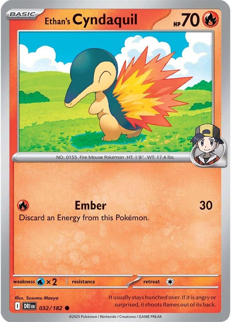 Ethan's Cyndaquil (032/182) [Scarlet & Violet: Destined Rivals] | Fandemonia Ltd