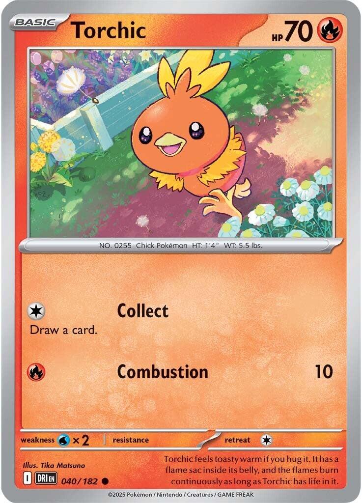 Torchic (040/182) [Scarlet & Violet: Destined Rivals] | Fandemonia Ltd