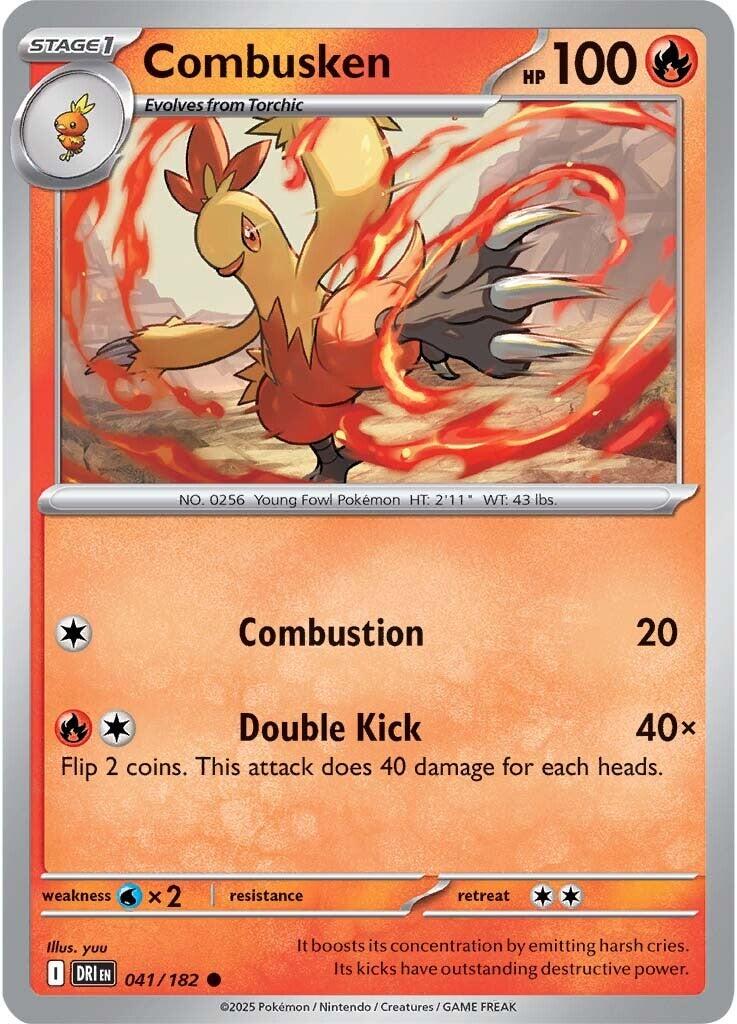 Combusken (041/182) [Scarlet & Violet: Destined Rivals] | Fandemonia Ltd