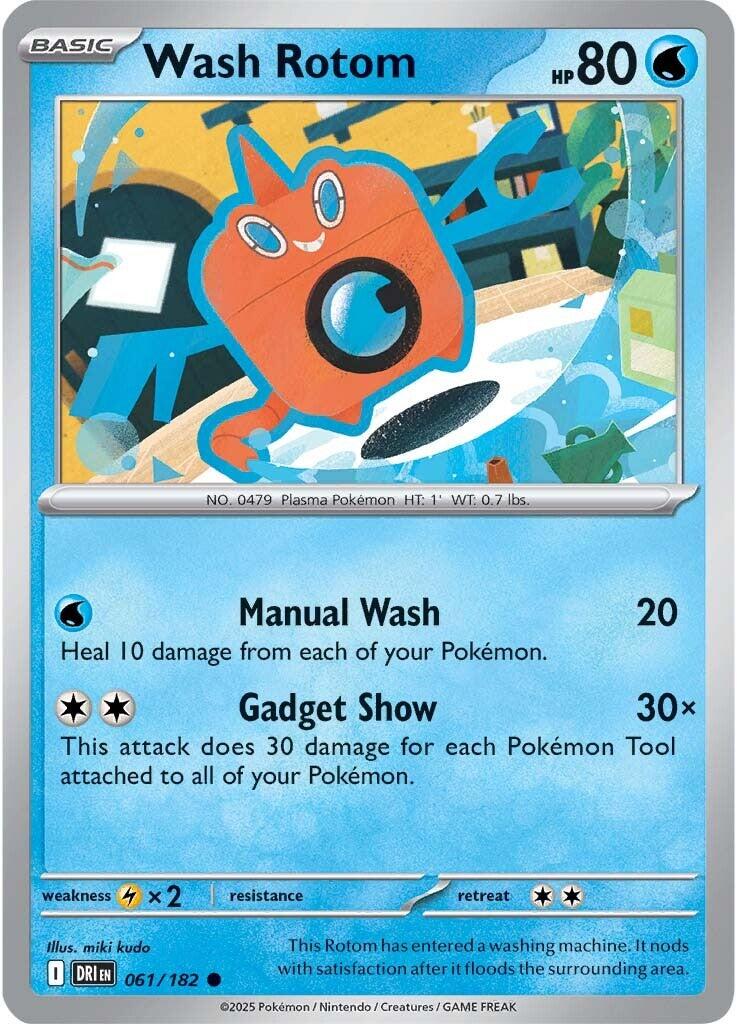 Wash Rotom (061/182) [Scarlet & Violet: Destined Rivals] | Fandemonia Ltd