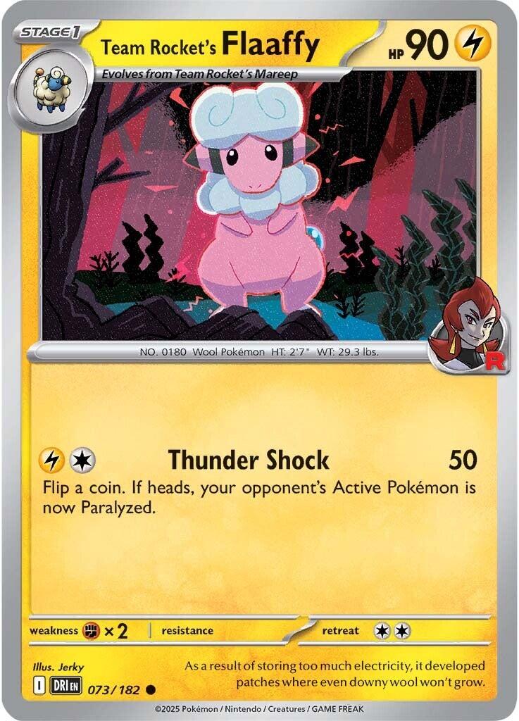 Team Rocket's Flaaffy (073/182) [Scarlet & Violet: Destined Rivals] | Fandemonia Ltd