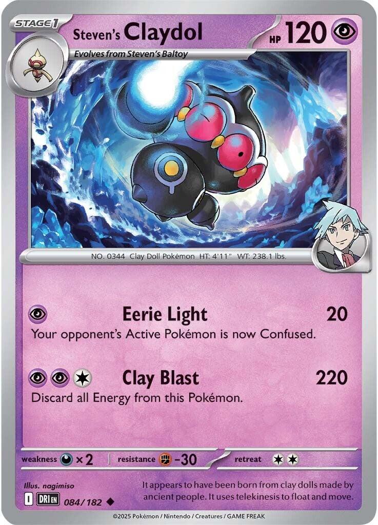 Steven's Claydol (084/182) [Scarlet & Violet: Destined Rivals] | Fandemonia Ltd