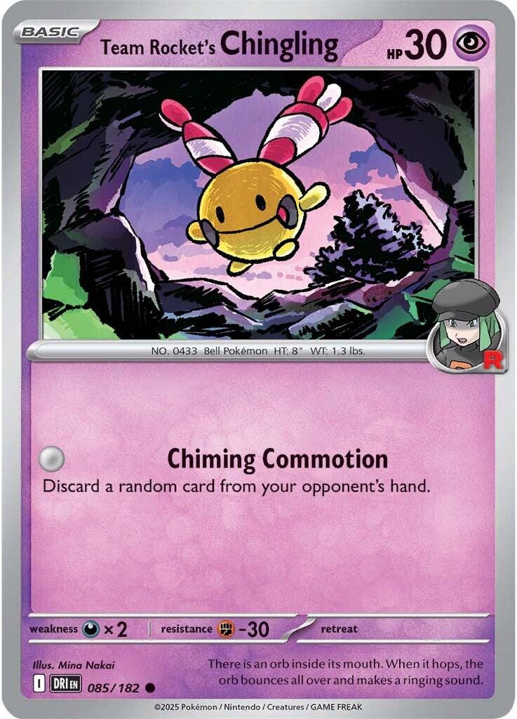 Team Rocket's Chingling (085/182) [Scarlet & Violet: Destined Rivals] | Fandemonia Ltd