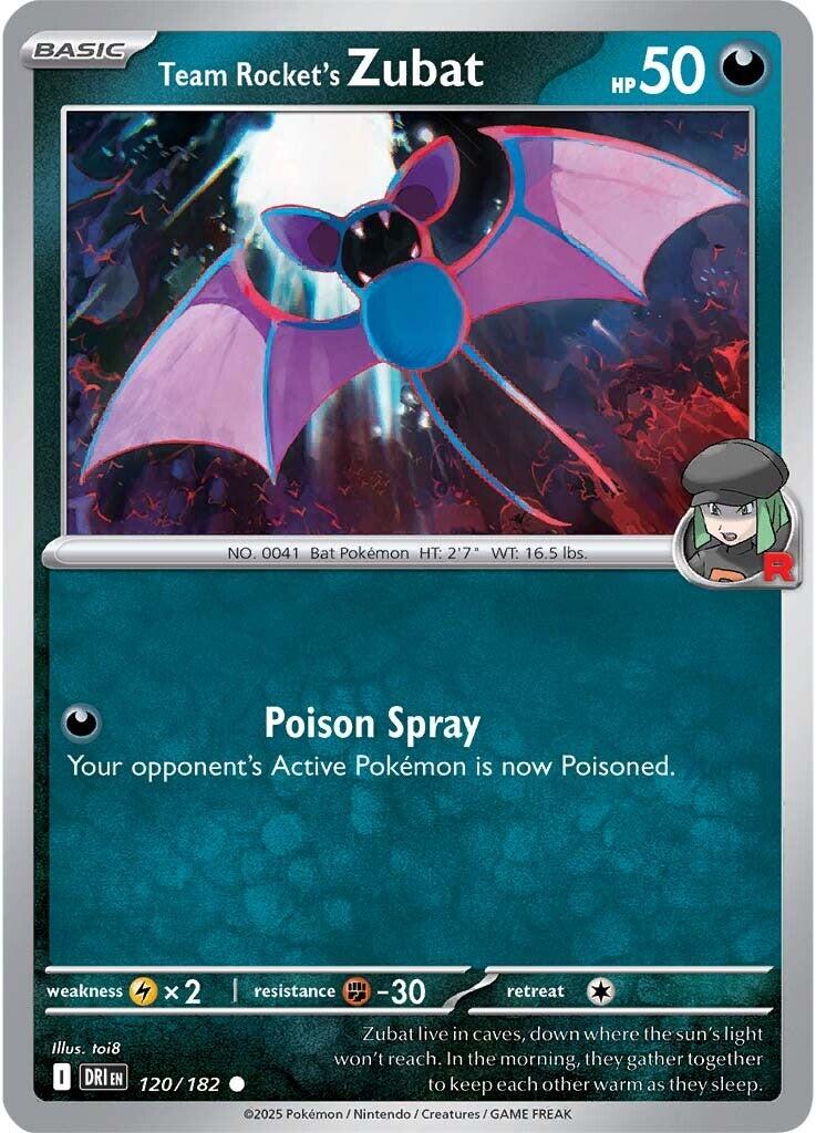 Team Rocket's Zubat (120/182) [Scarlet & Violet: Destined Rivals] | Fandemonia Ltd