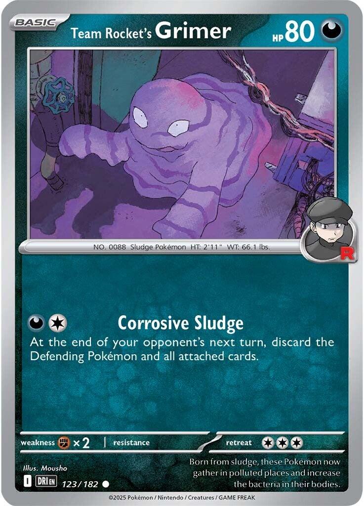 Team Rocket's Grimer (123/182) [Scarlet & Violet: Destined Rivals] | Fandemonia Ltd