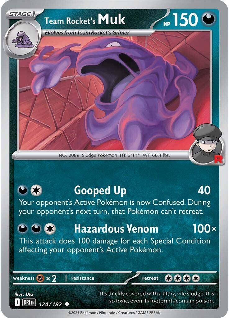 Team Rocket's Muk (124/182) [Scarlet & Violet: Destined Rivals] | Fandemonia Ltd