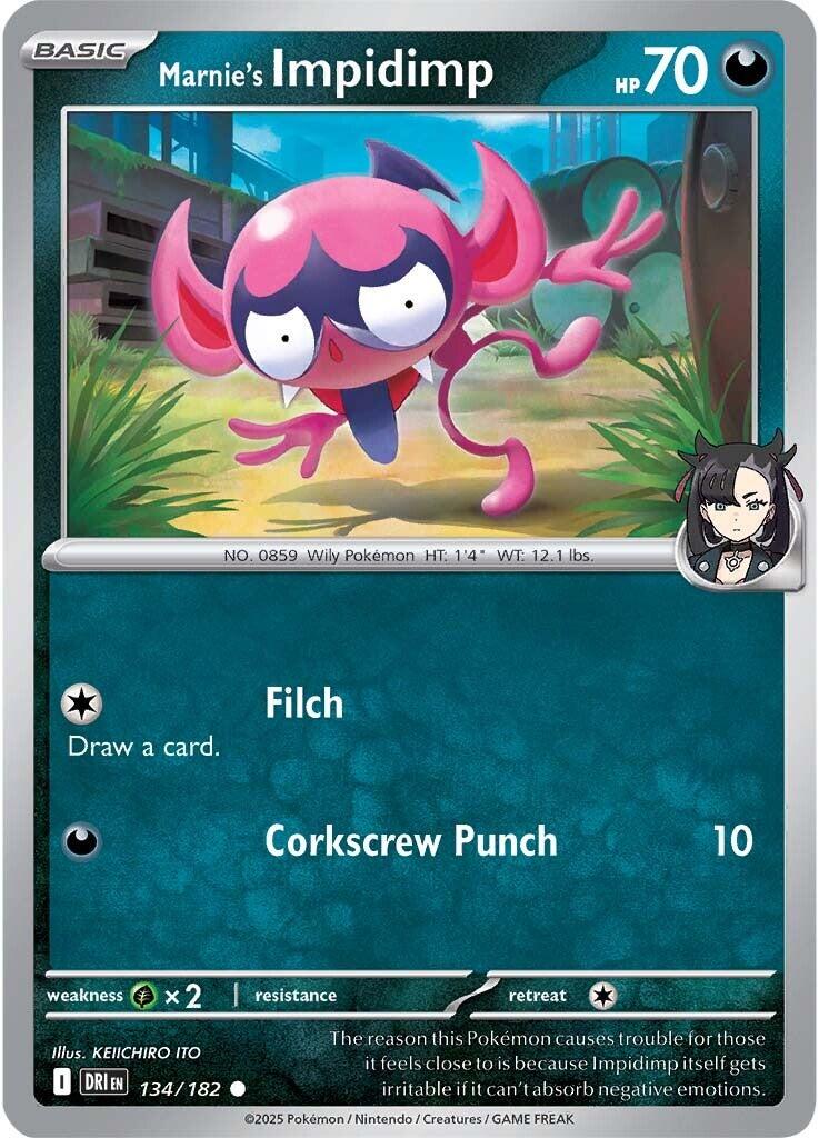 Marnie's Impidimp (134/182) [Scarlet & Violet: Destined Rivals] | Fandemonia Ltd