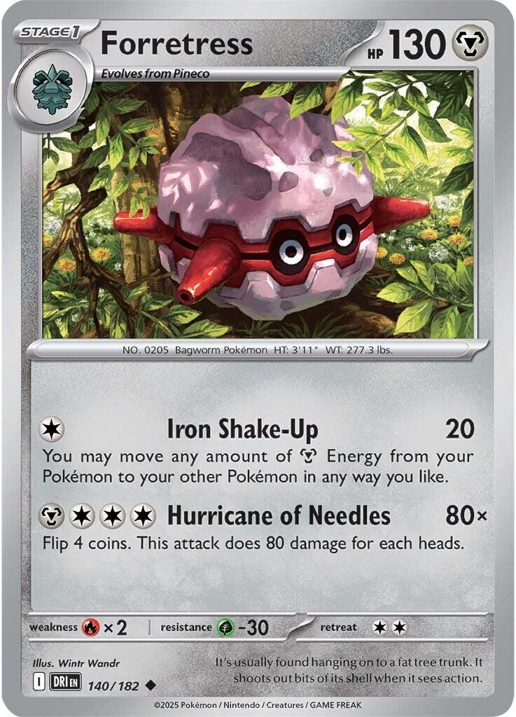 Forretress (140/182) [Scarlet & Violet: Destined Rivals] | Fandemonia Ltd