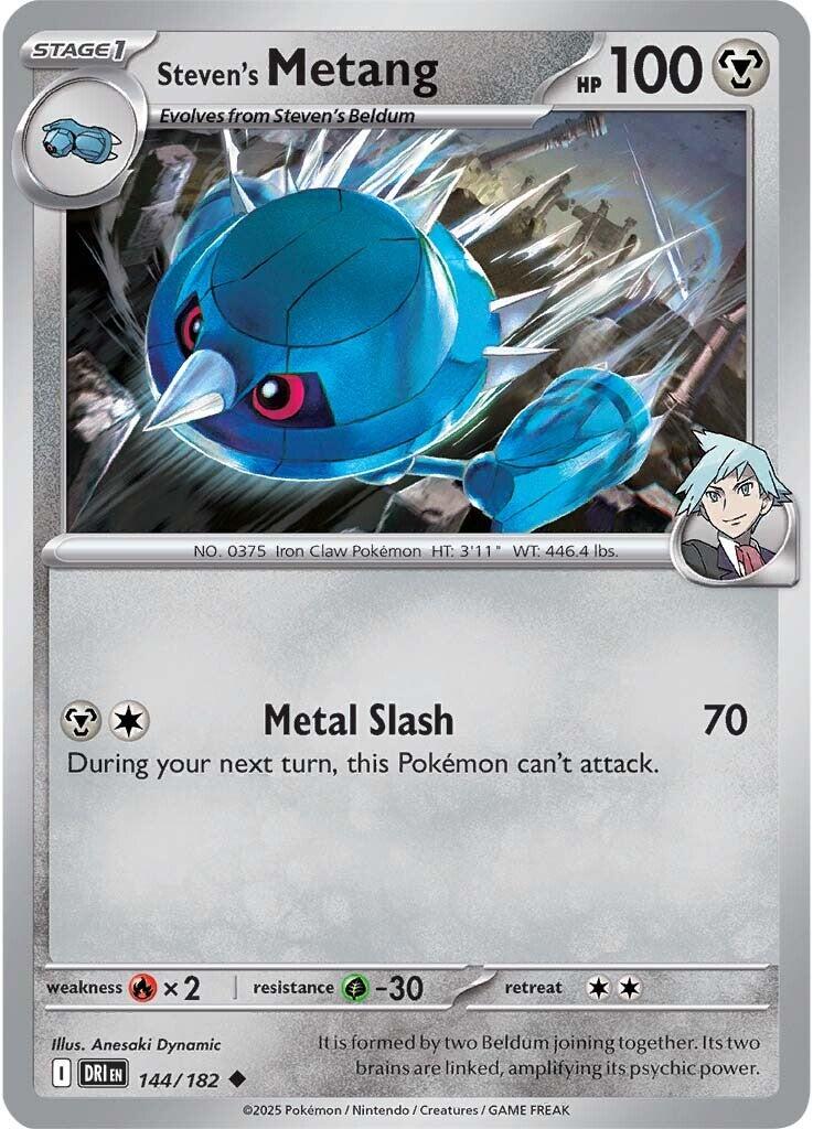 Steven's Metang (144/182) [Scarlet & Violet: Destined Rivals] | Fandemonia Ltd