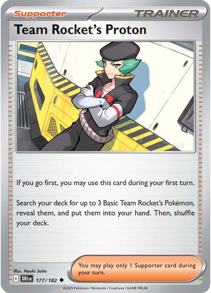 Team Rocket's Proton (177/182) [Scarlet & Violet: Destined Rivals] | Fandemonia Ltd