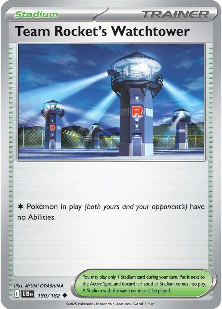Team Rocket's Watchtower (180/182) [Scarlet & Violet: Destined Rivals] | Fandemonia Ltd
